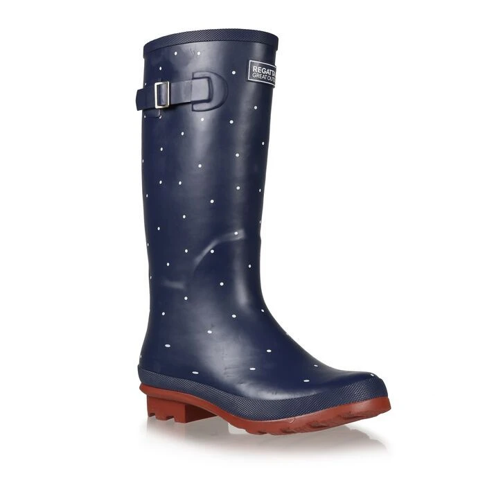 Regatta Women’s Fairweather II Wellington Boots – Navy/Tikka 4 Regatta Women’s Fairweather II Wellington Boots – Navy/Tikka - Image 4