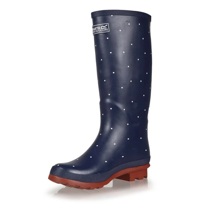 Regatta Women’s Fairweather II Wellington Boots – Navy/Tikka 3 Regatta Women’s Fairweather II Wellington Boots – Navy/Tikka - Image 3