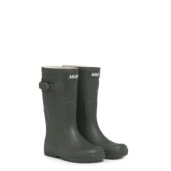 Aigle Children's Woody Pop 2 Wellington Boots - Kaki